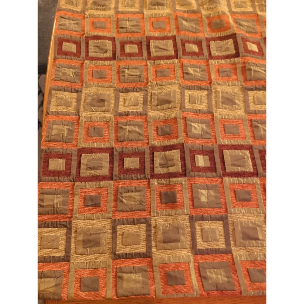 4-Vintage Studio JCP Home Window Curtain Grommet Panels 54''  x 84'' Squares